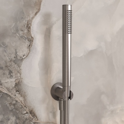 Lifestyle image of Crosswater 3ONE6 Stainless Steel Handset Package